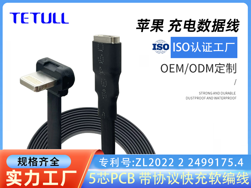 苹果T头 5芯 TYPE c 直母头